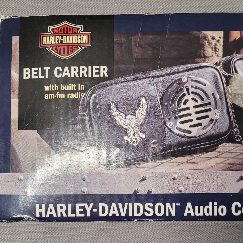 Harley Davidson Belt Carrier with built in AM FM radio